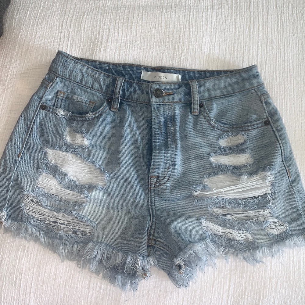 Hidden Denim Shorts